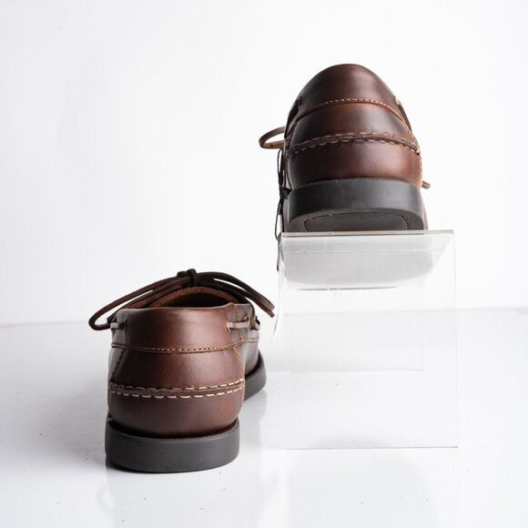 Zara Mens Leather Boat Loafers Shoes Brown Sz US 11 EU 44  2473/320 NWT - Picture 6 of 7